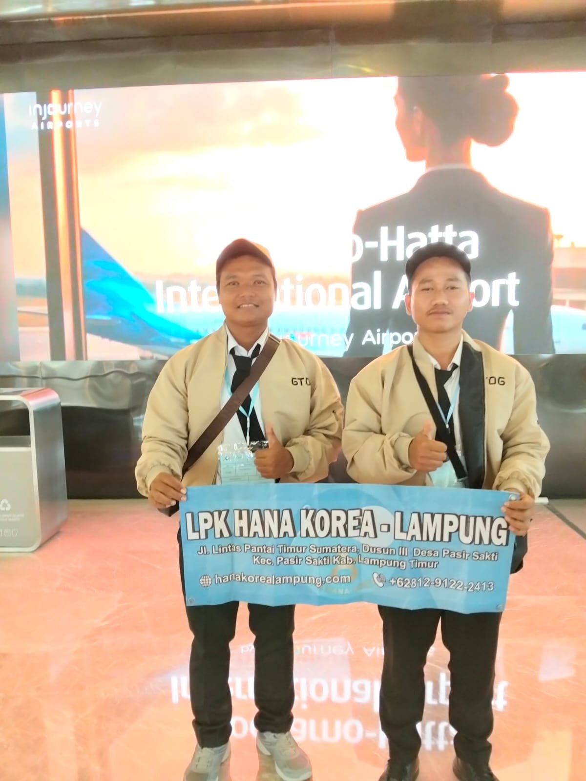 Penerbangan siswa LPK HANA 15 Juni 2026